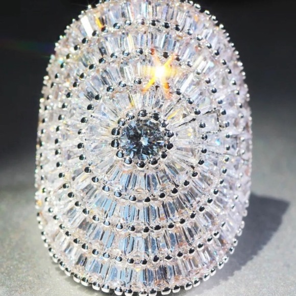 Wide sterling silver band ring - Picture 2 of 3